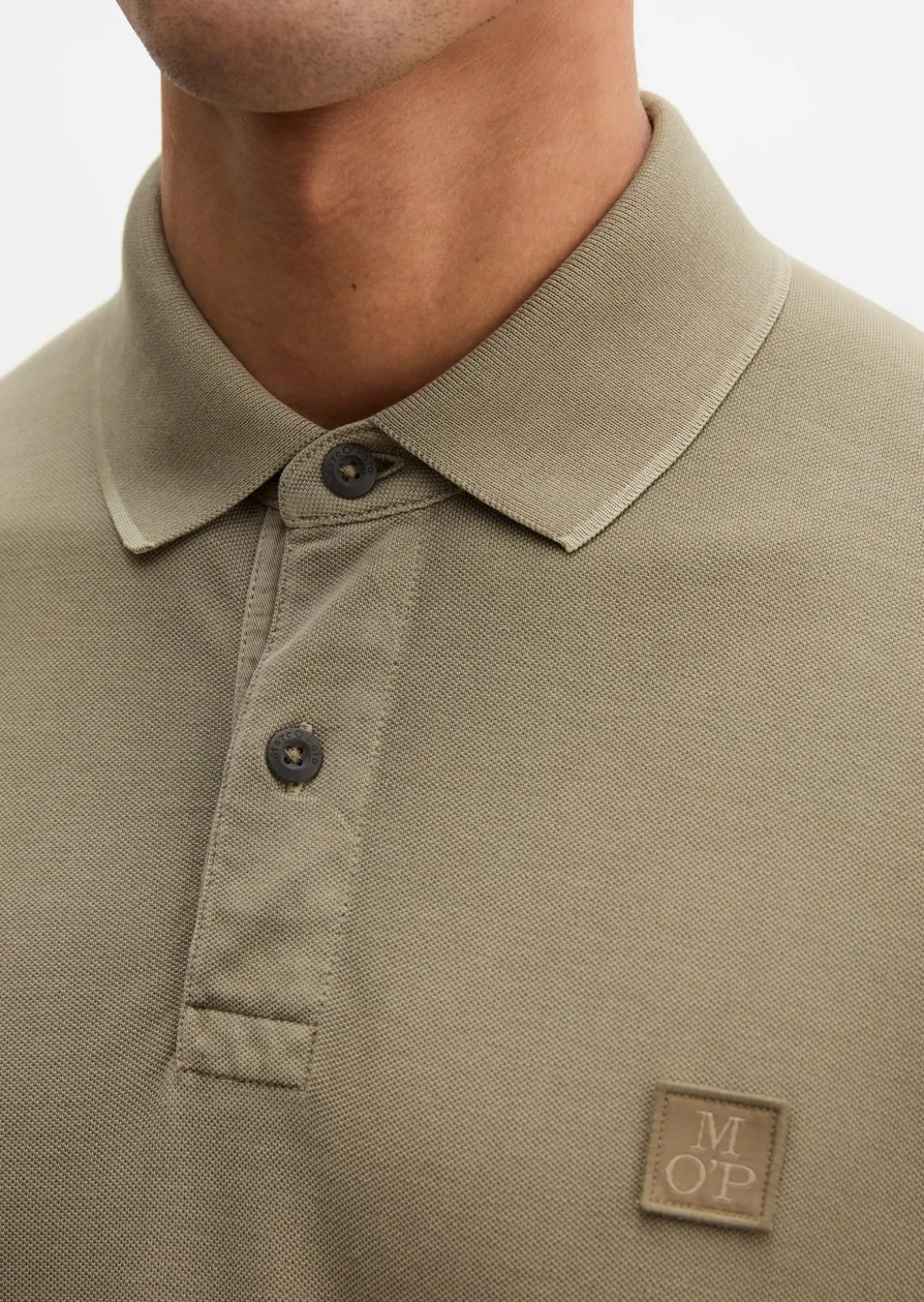Poloshirt Piqué regular garment-dyed aus reiner Bio-Baumwolle