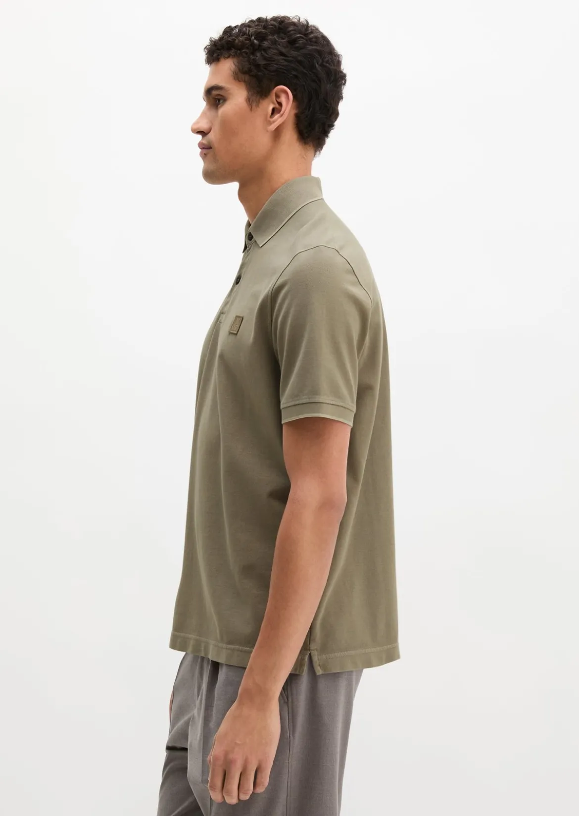 Poloshirt Piqué regular garment-dyed aus reiner Bio-Baumwolle