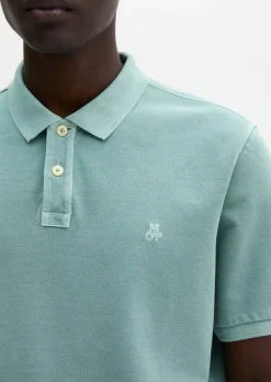 Poloshirt Piqué regular garment-dyed aus Bio-Baumwolle