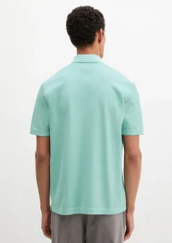 Poloshirt Piqué regular garment-dyed aus reiner Bio-Baumwolle