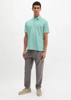 Poloshirt Piqué regular garment-dyed aus reiner Bio-Baumwolle