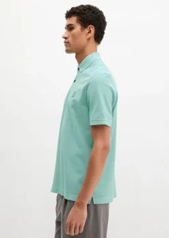 Poloshirt Piqué regular garment-dyed aus reiner Bio-Baumwolle