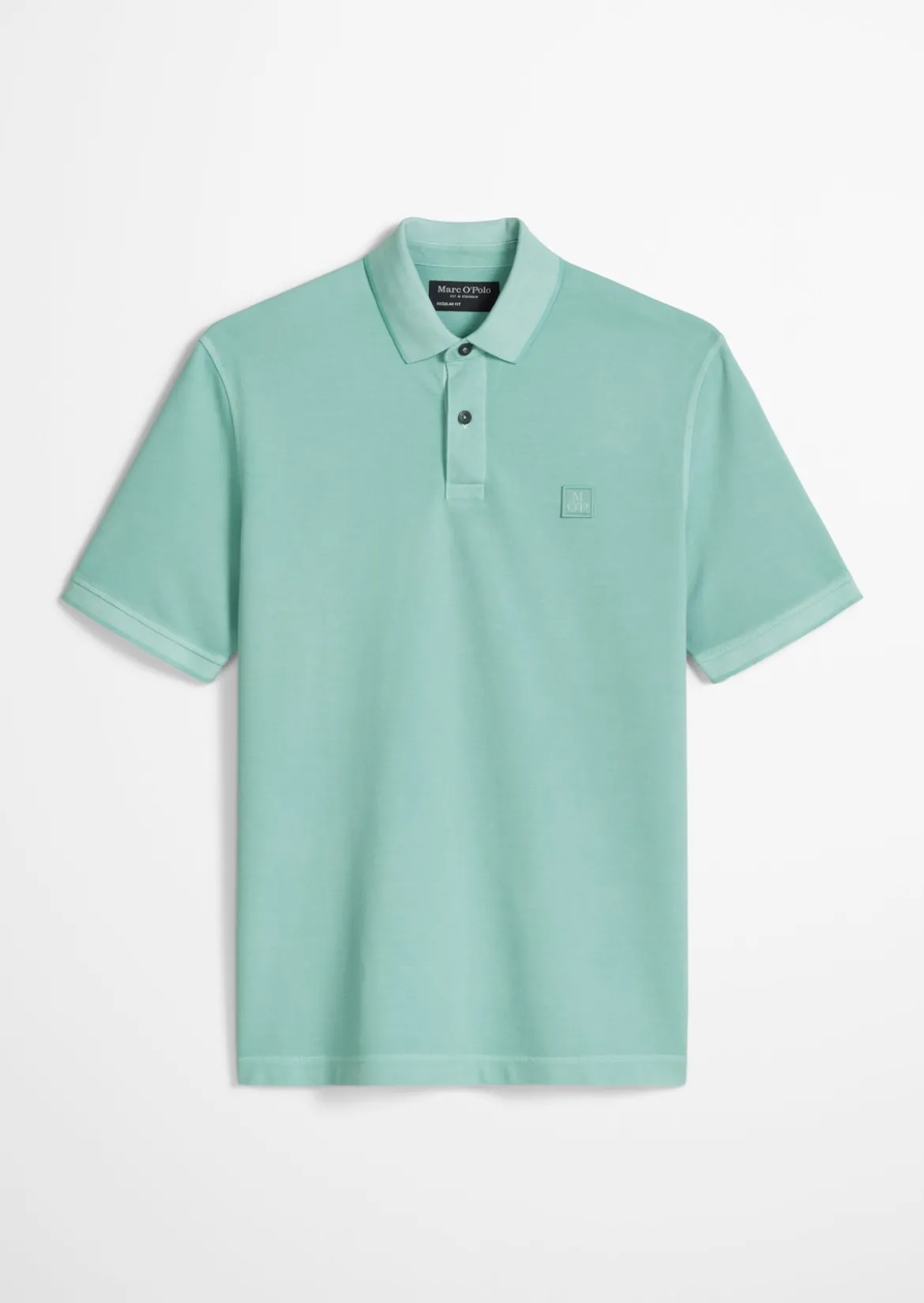 Poloshirt Piqué regular garment-dyed aus reiner Bio-Baumwolle