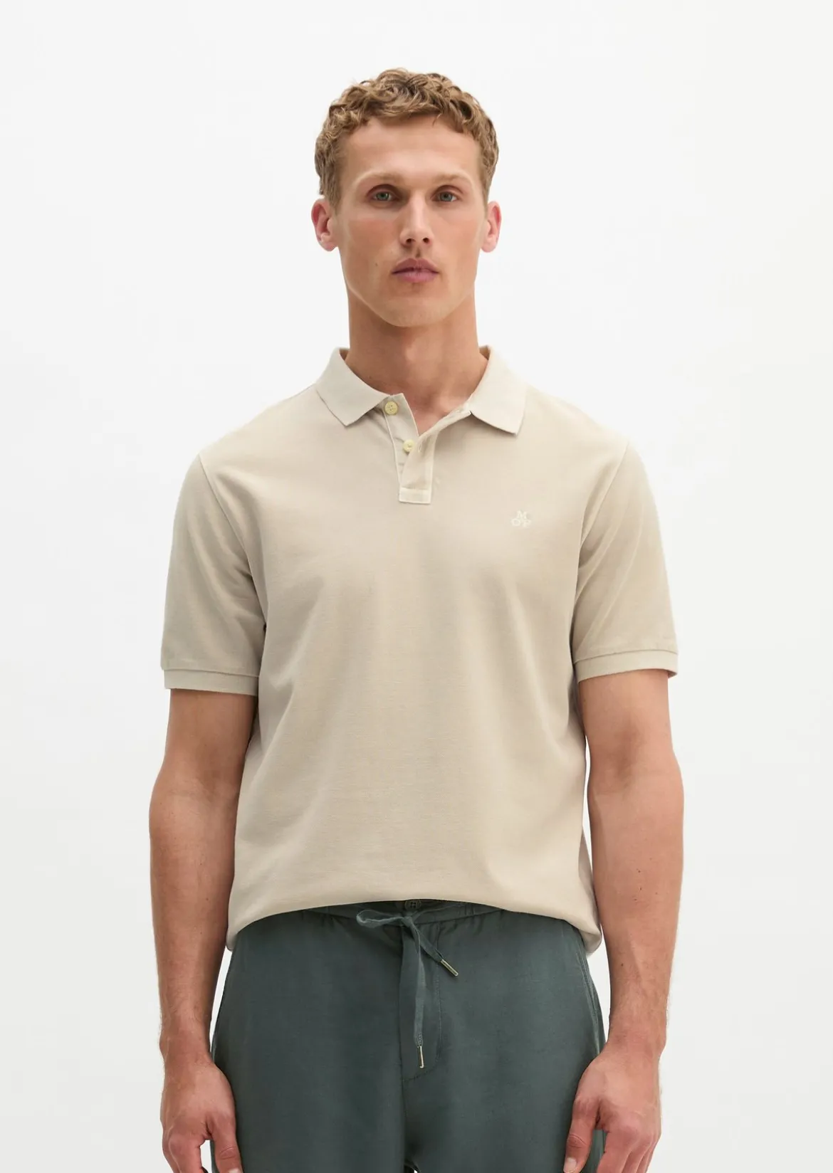 Poloshirt Piqué regular garment-dyed aus Bio-Baumwolle