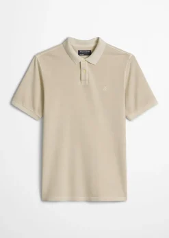 Poloshirt Piqué regular garment-dyed aus Bio-Baumwolle