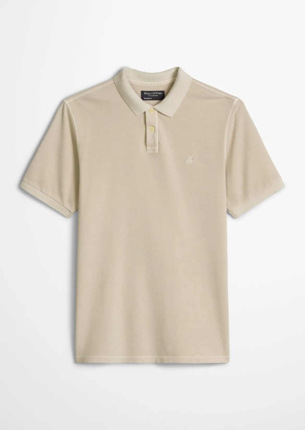 Poloshirt Piqué regular garment-dyed aus Bio-Baumwolle
