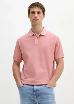 Poloshirt Piqué regular garment-dyed aus Bio-Baumwolle