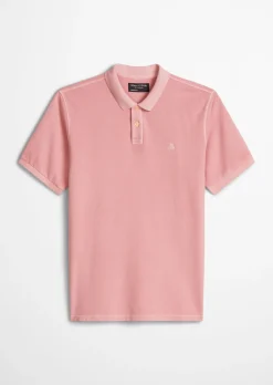 Poloshirt Piqué regular garment-dyed aus Bio-Baumwolle