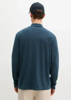 Poloshirt Piqué regular aus Bio-Baumwolle mit Elasthan