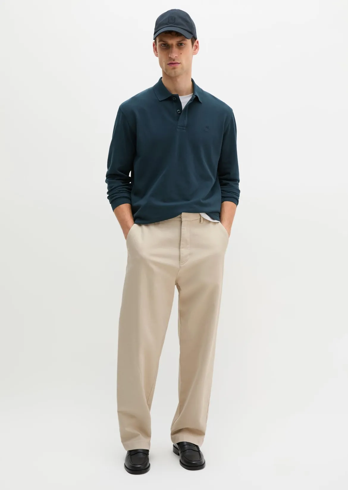 Poloshirt Piqué regular aus Bio-Baumwolle mit Elasthan