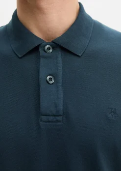 Poloshirt Piqué regular aus Bio-Baumwolle mit Elasthan