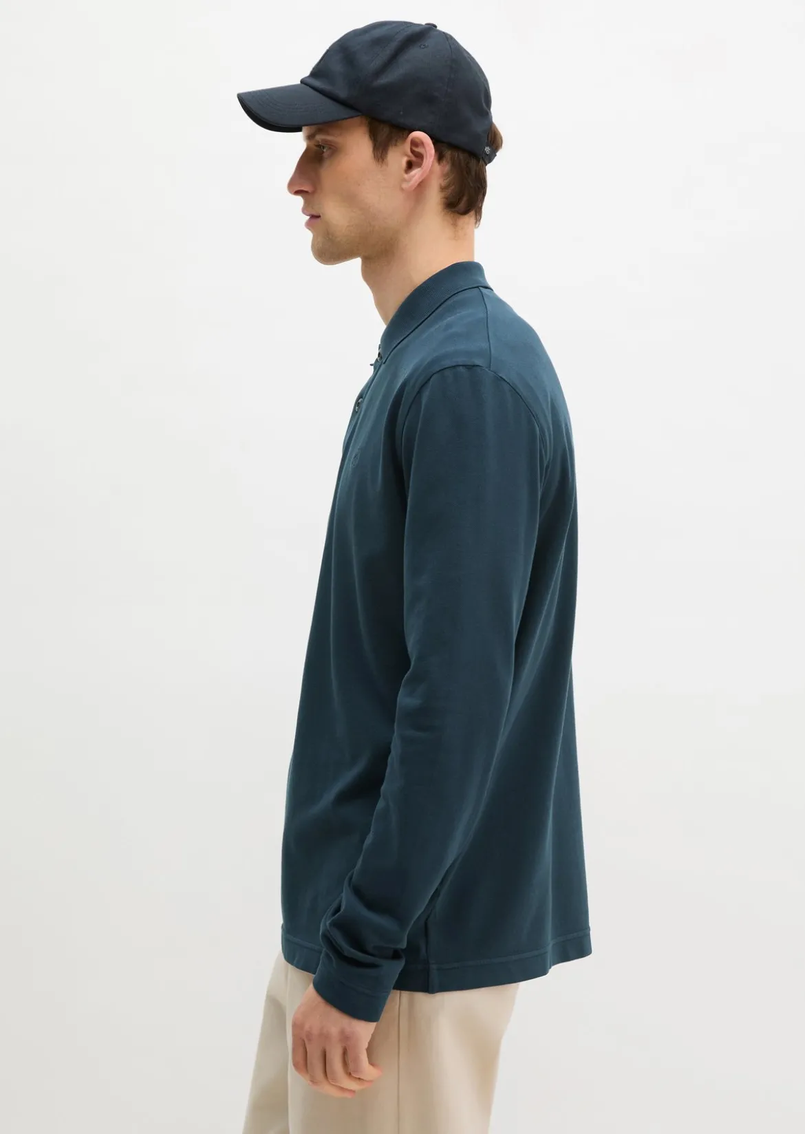 Poloshirt Piqué regular aus Bio-Baumwolle mit Elasthan