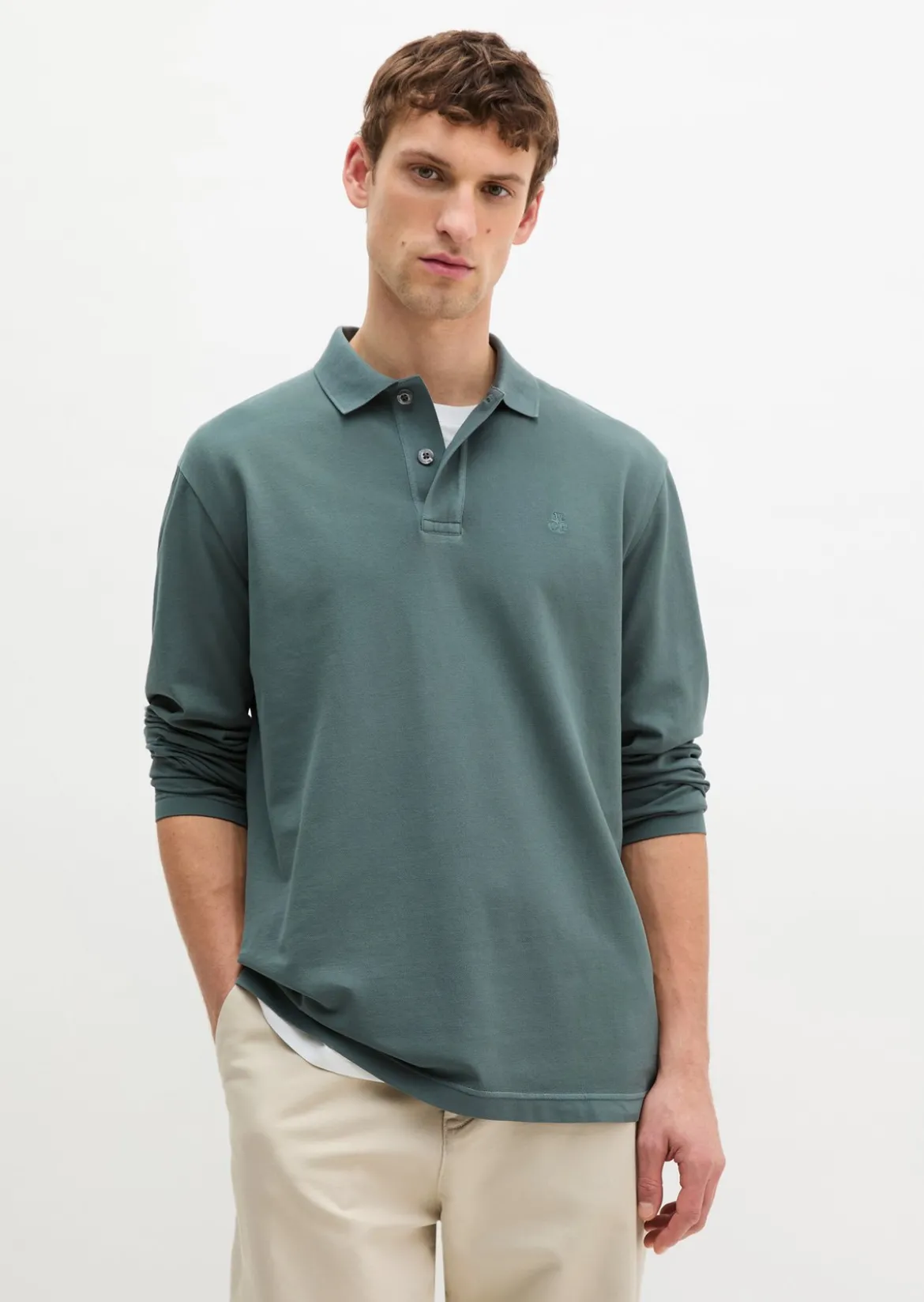 Poloshirt Piqué regular aus Bio-Baumwolle mit Elasthan