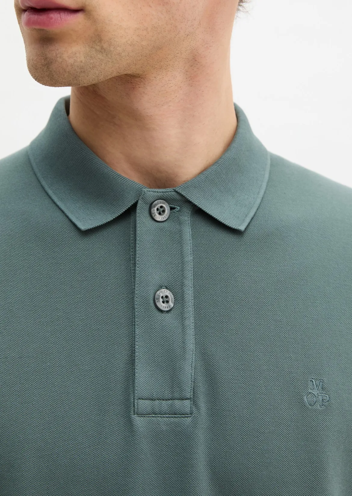 Poloshirt Piqué regular aus Bio-Baumwolle mit Elasthan
