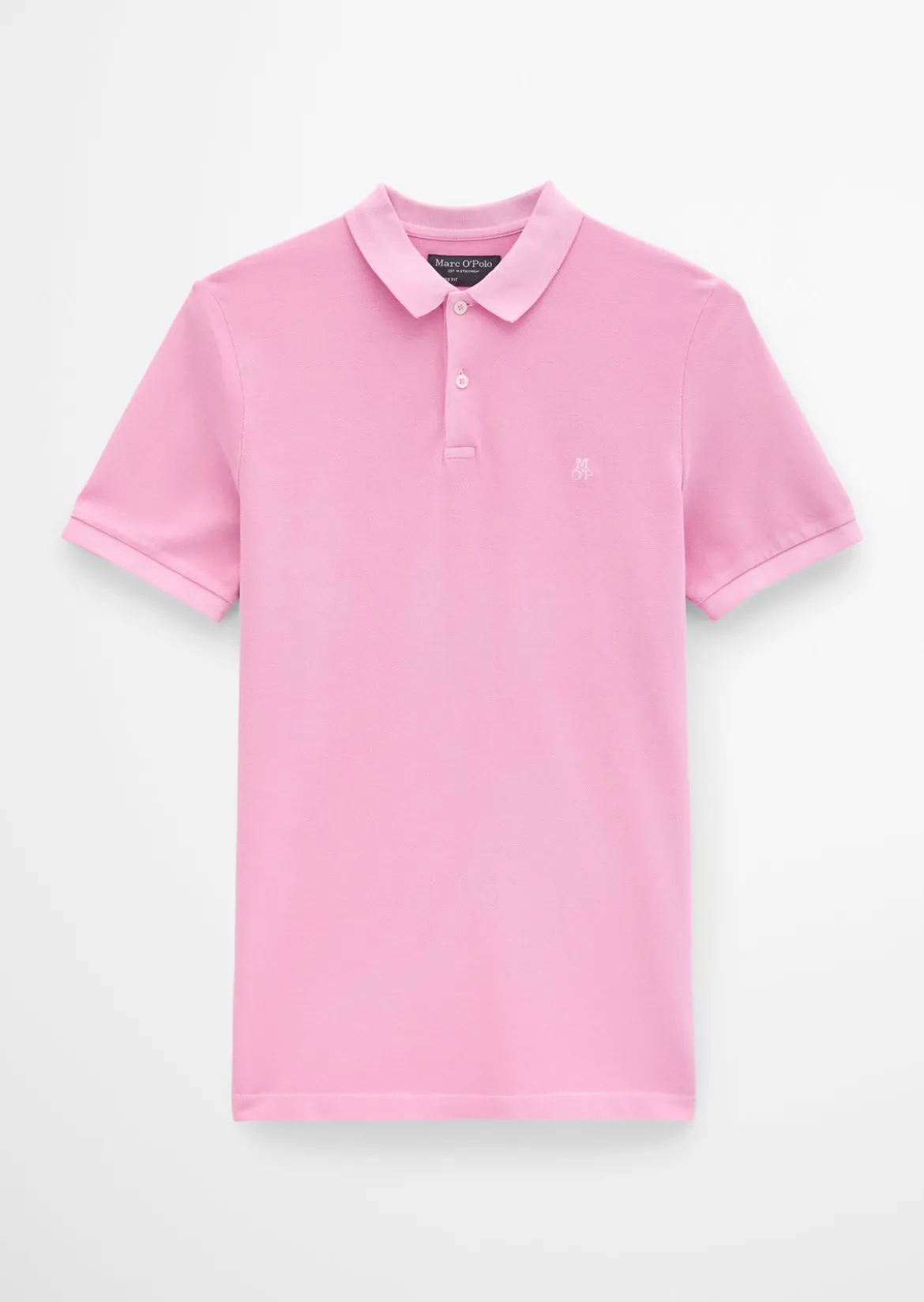 Poloshirt Piqué shaped garment-dyed aus Organic Cotton-Stretch