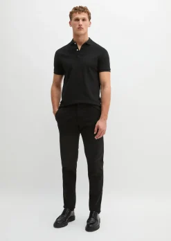 Poloshirt Piqué shaped aus Organic Cotton-Stretch