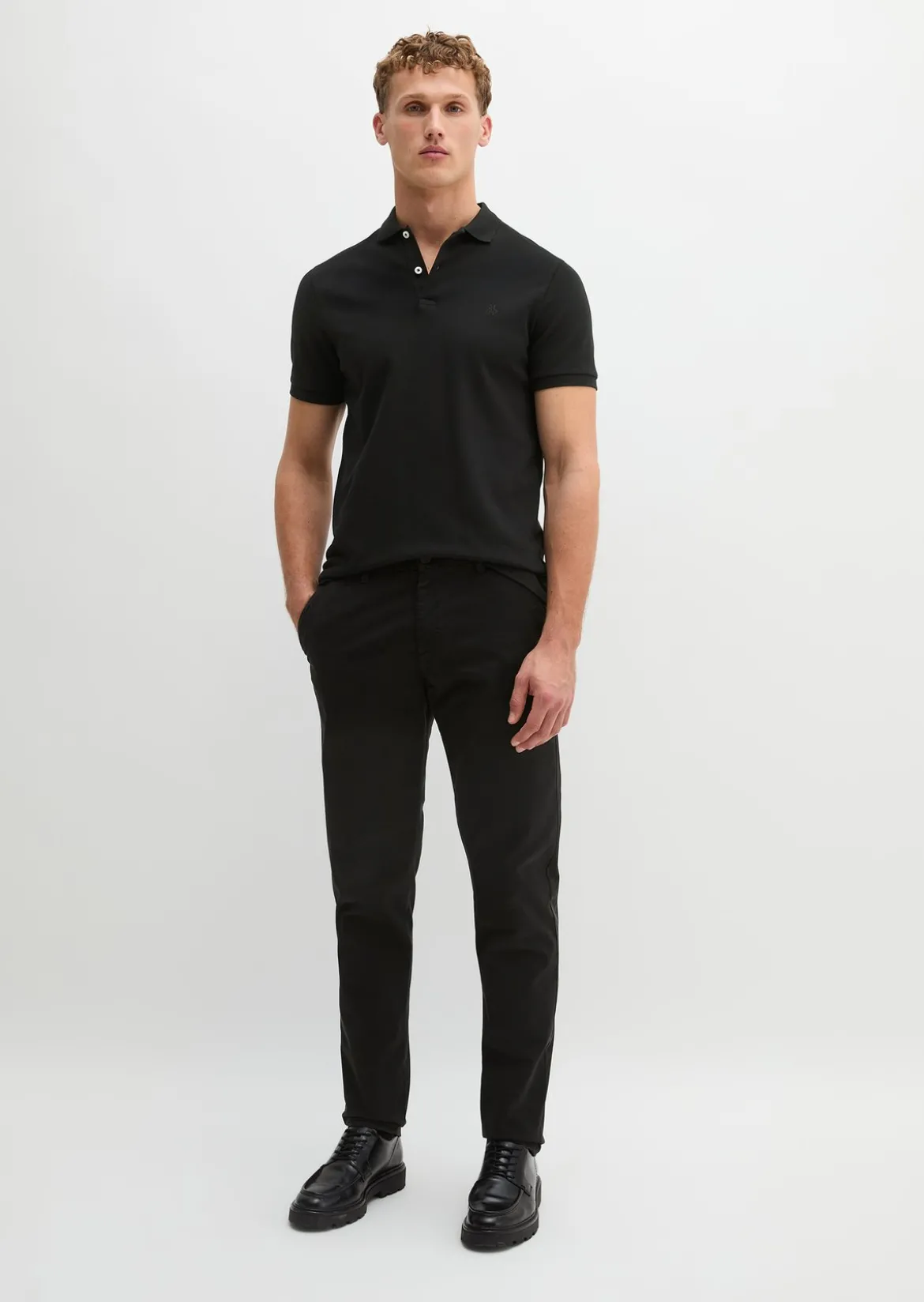 Poloshirt Piqué shaped aus Organic Cotton-Stretch