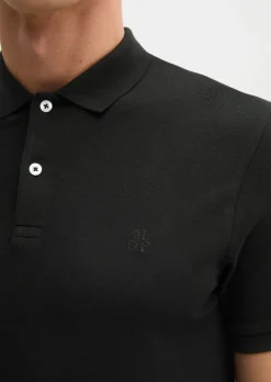 Poloshirt Piqué shaped aus Organic Cotton-Stretch