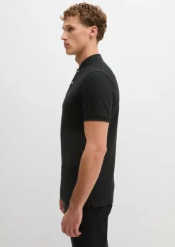 Poloshirt Piqué shaped aus Organic Cotton-Stretch