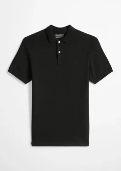 Poloshirt Piqué shaped aus Organic Cotton-Stretch
