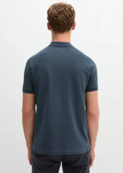 Poloshirt Piqué shaped aus Organic Cotton-Stretch
