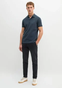 Poloshirt Piqué shaped aus Organic Cotton-Stretch