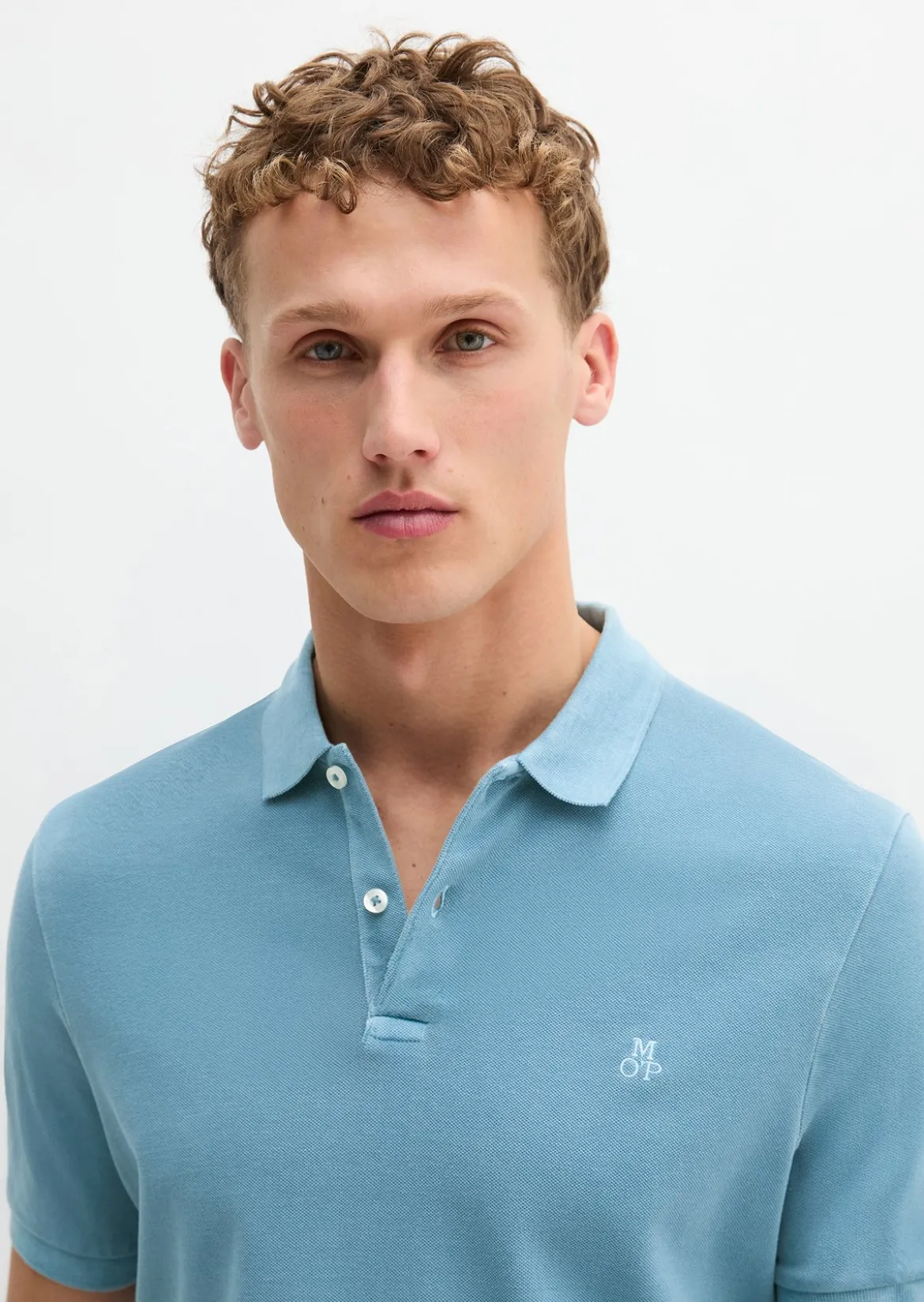 Poloshirt Piqué shaped aus Organic Cotton-Stretch