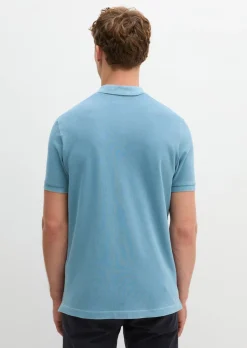 Poloshirt Piqué shaped aus Organic Cotton-Stretch
