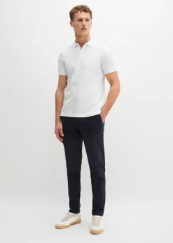 Poloshirt Piqué shaped aus Organic Cotton-Stretch