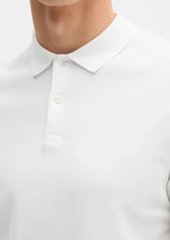 Poloshirt Piqué shaped aus Organic Cotton-Stretch