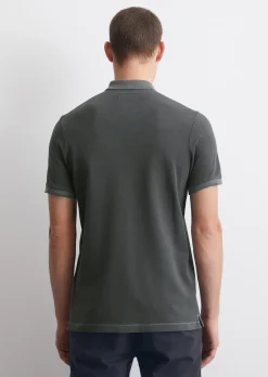 Poloshirt Piqué shaped aus Organic Cotton-Stretch