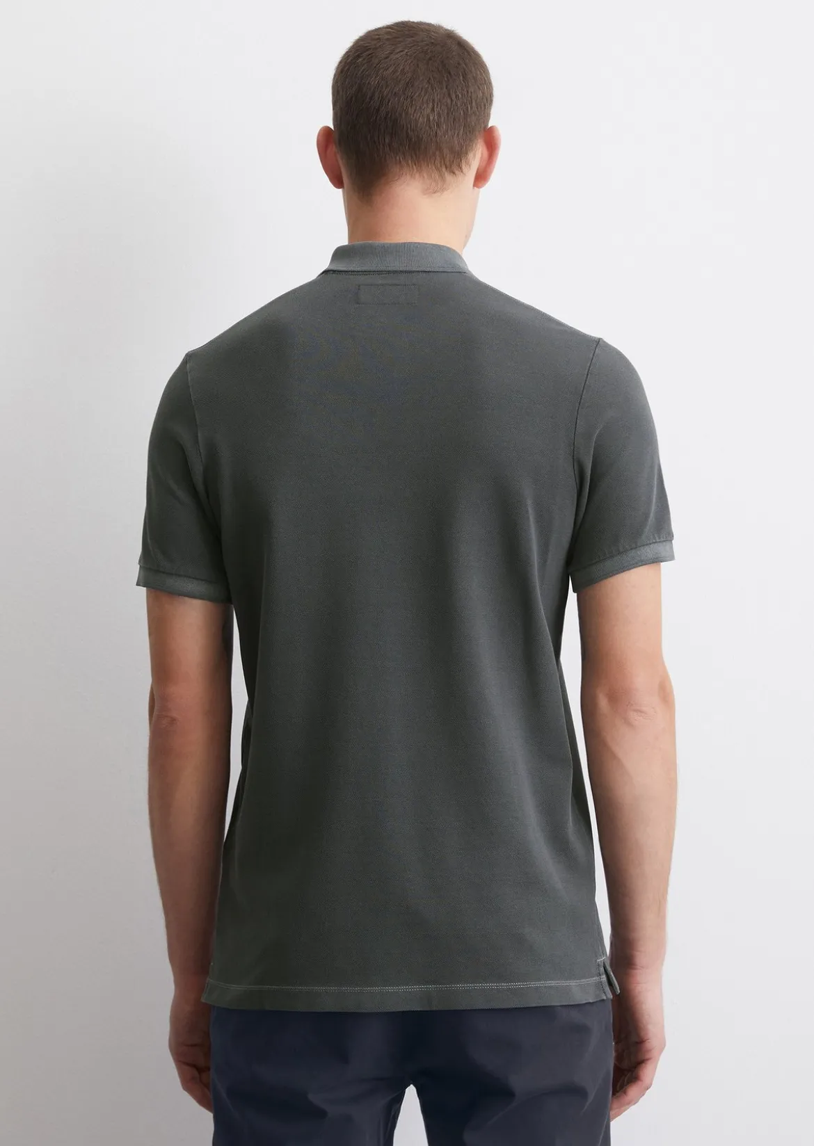 Poloshirt Piqué shaped aus Organic Cotton-Stretch