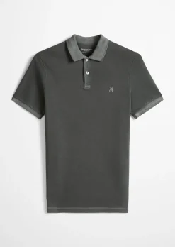 Poloshirt Piqué shaped aus Organic Cotton-Stretch