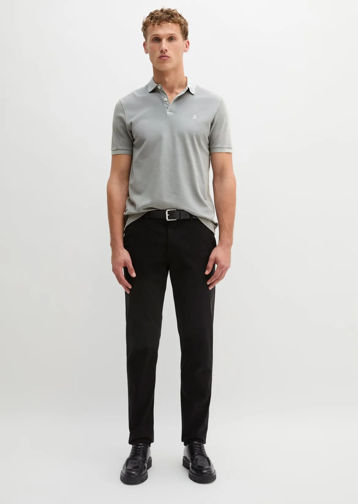 Poloshirt Piqué shaped aus Organic Cotton-Stretch