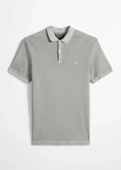 Poloshirt Piqué shaped aus Organic Cotton-Stretch