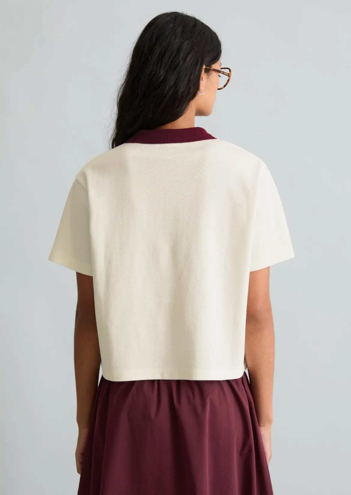 Poloshirt relaxed aus reiner Bio-Baumwolle