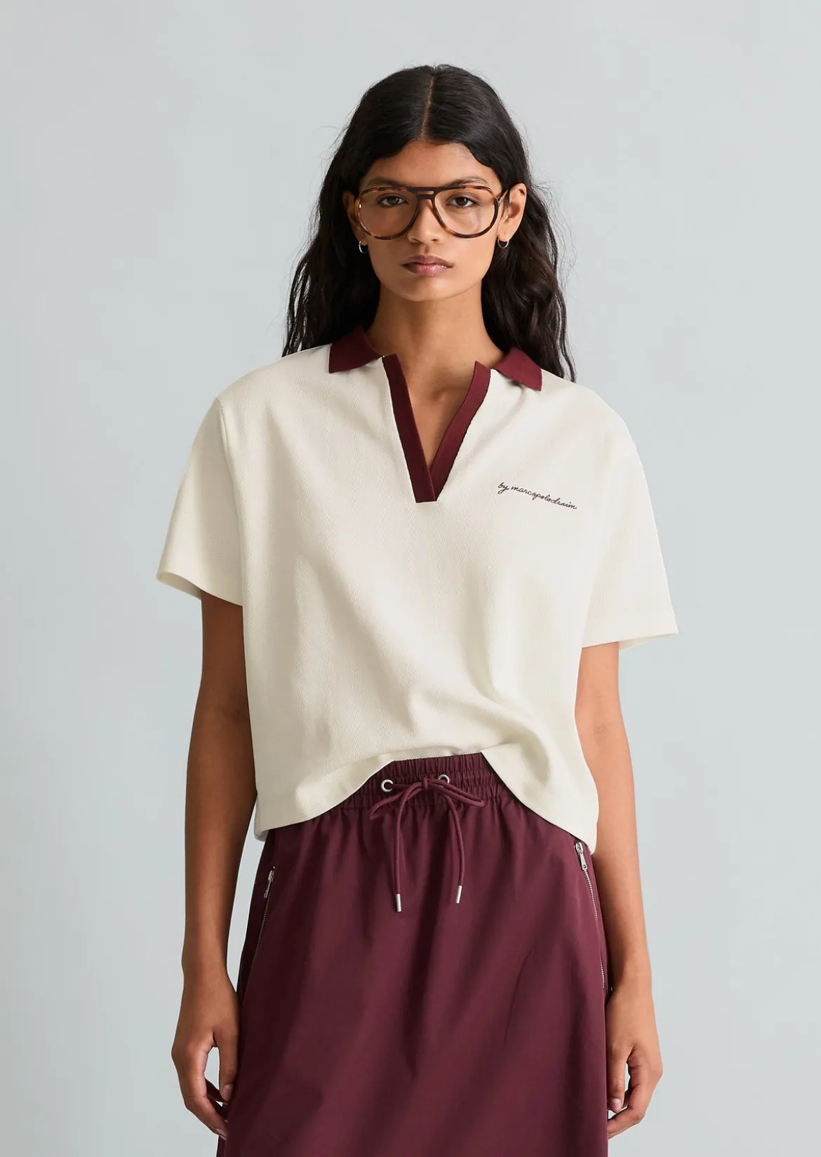 Poloshirt relaxed aus reiner Bio-Baumwolle