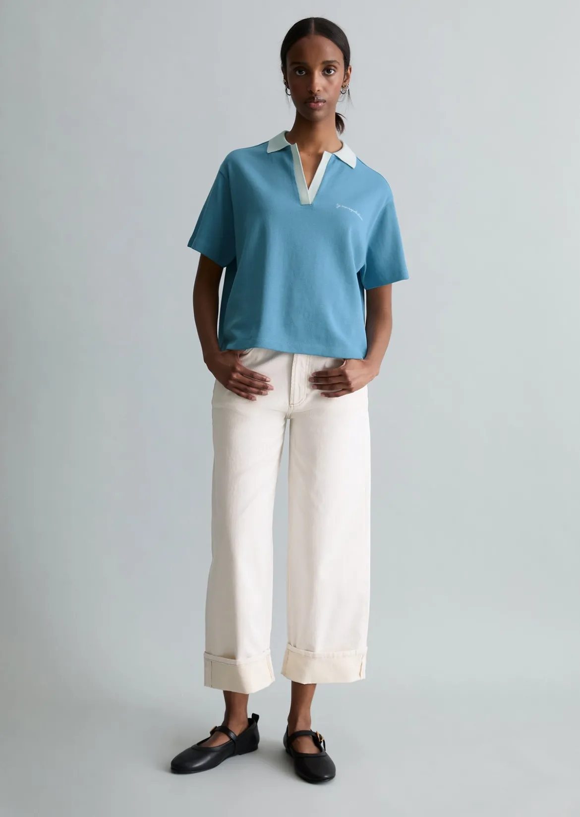 Poloshirt relaxed aus reiner Bio-Baumwolle