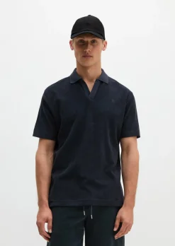 Poloshirt Towel.-Jersey regular aus weichem Jersey-Frottee