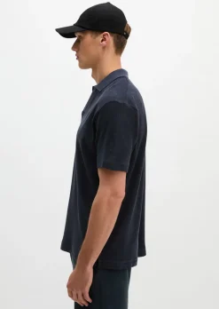 Poloshirt Towel.-Jersey regular aus weichem Jersey-Frottee