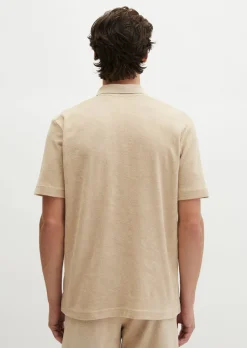 Poloshirt Towel.-Jersey regular aus weichem Jersey-Frottee