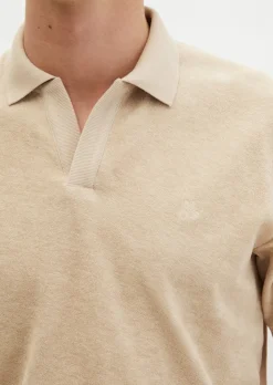 Poloshirt Towel.-Jersey regular aus weichem Jersey-Frottee