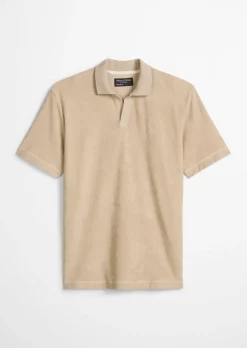 Poloshirt Towel.-Jersey regular aus weichem Jersey-Frottee