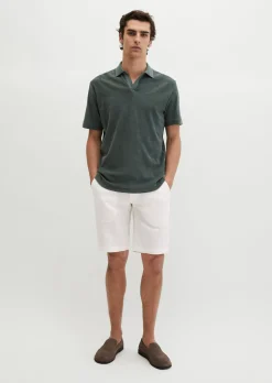 Poloshirt Towel.-Jersey regular aus weichem Jersey-Frottee
