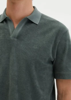 Poloshirt Towel.-Jersey regular aus weichem Jersey-Frottee