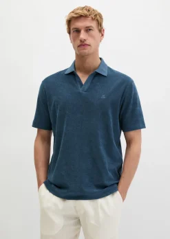 Poloshirt Towel.-Jersey regular aus weichem Jersey-Frottee