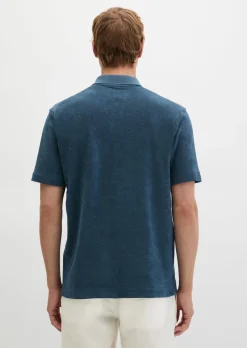 Poloshirt Towel.-Jersey regular aus weichem Jersey-Frottee