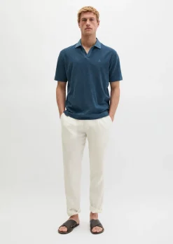 Poloshirt Towel.-Jersey regular aus weichem Jersey-Frottee