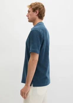 Poloshirt Towel.-Jersey regular aus weichem Jersey-Frottee