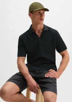 Poloshirt Towel.-Jersey regular aus weichem Jersey-Frottee
